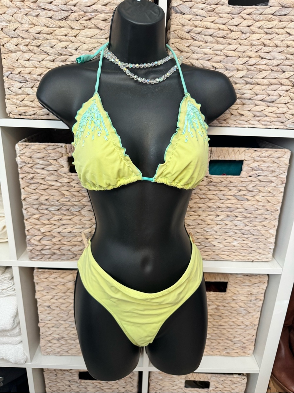 Victoria's Secret Neon Yellow Bikini